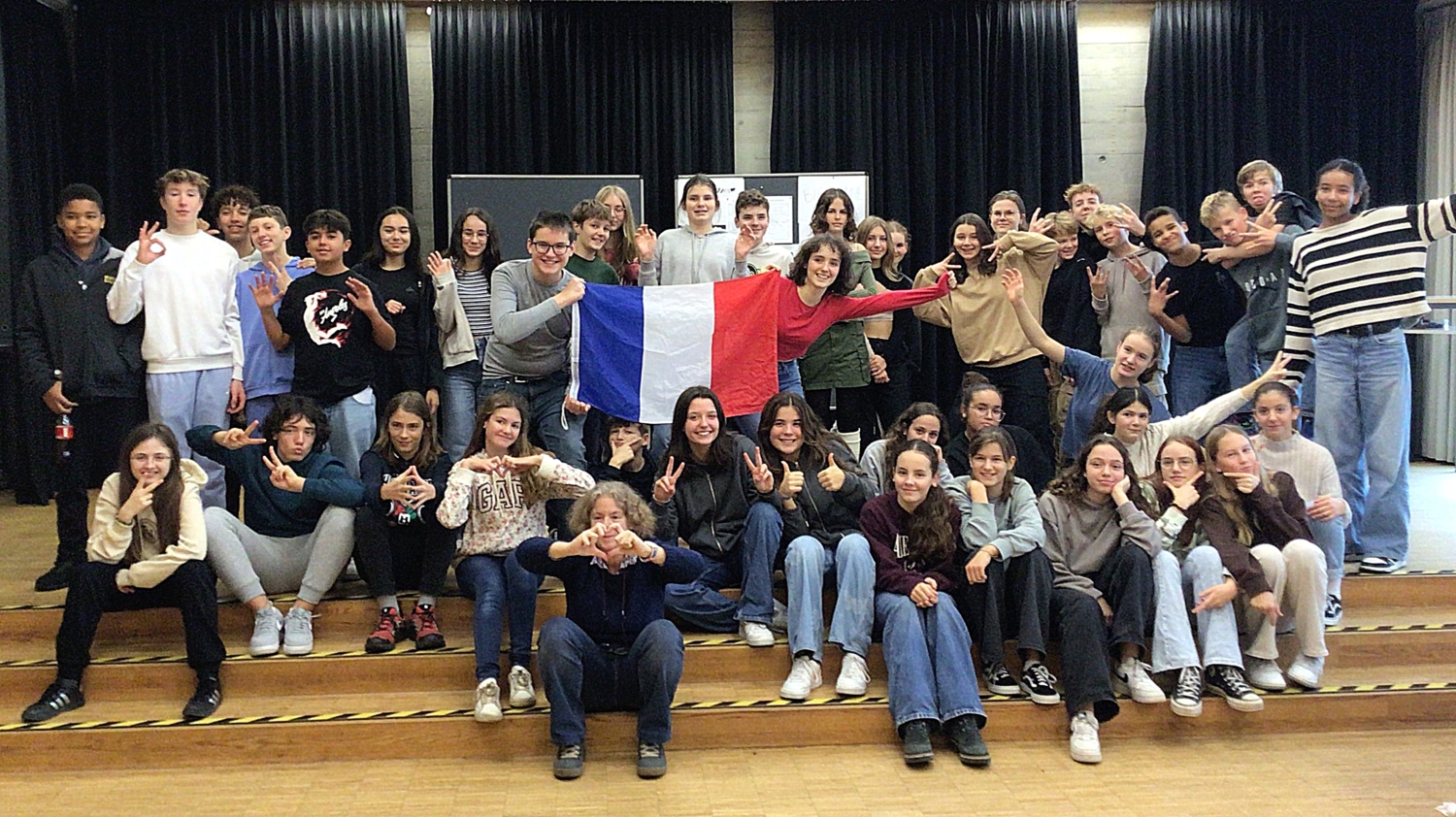 Tagesaustausch der 8b mit dem Collège Nerval