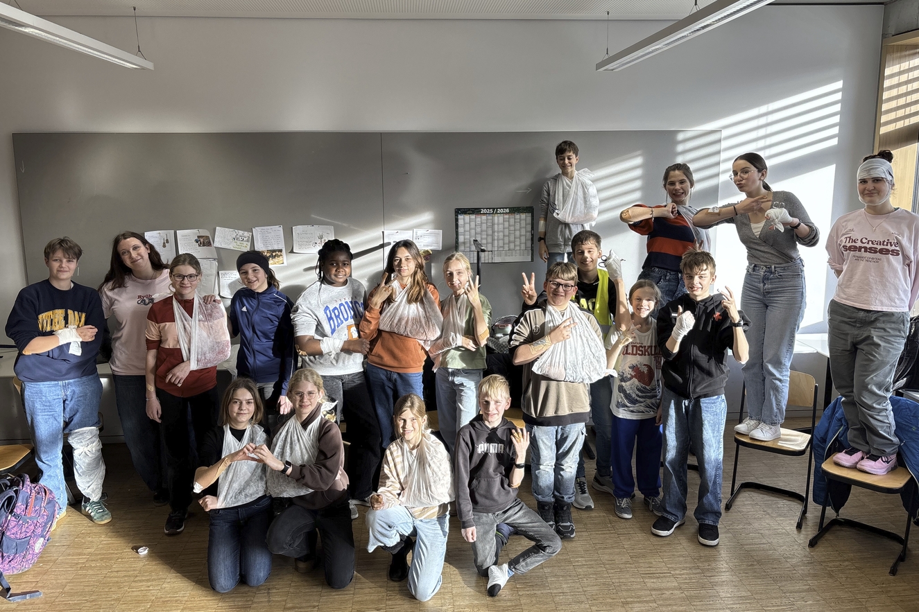 Erste-Hilfe-Kurs für Schüler