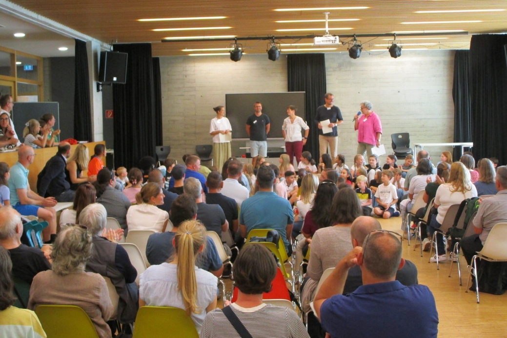 Begrüßung der neuen Fünftklässler