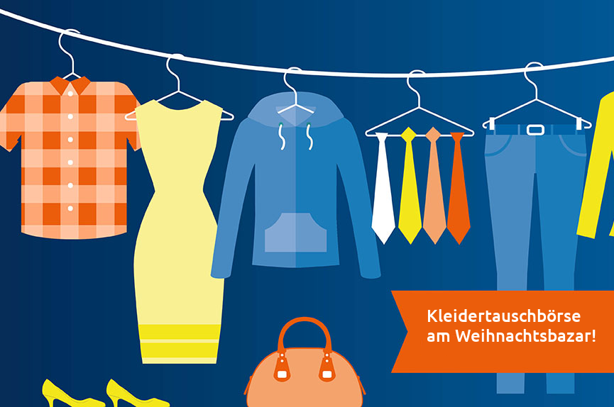 Kleiderspenden für Kleidertauschbörse